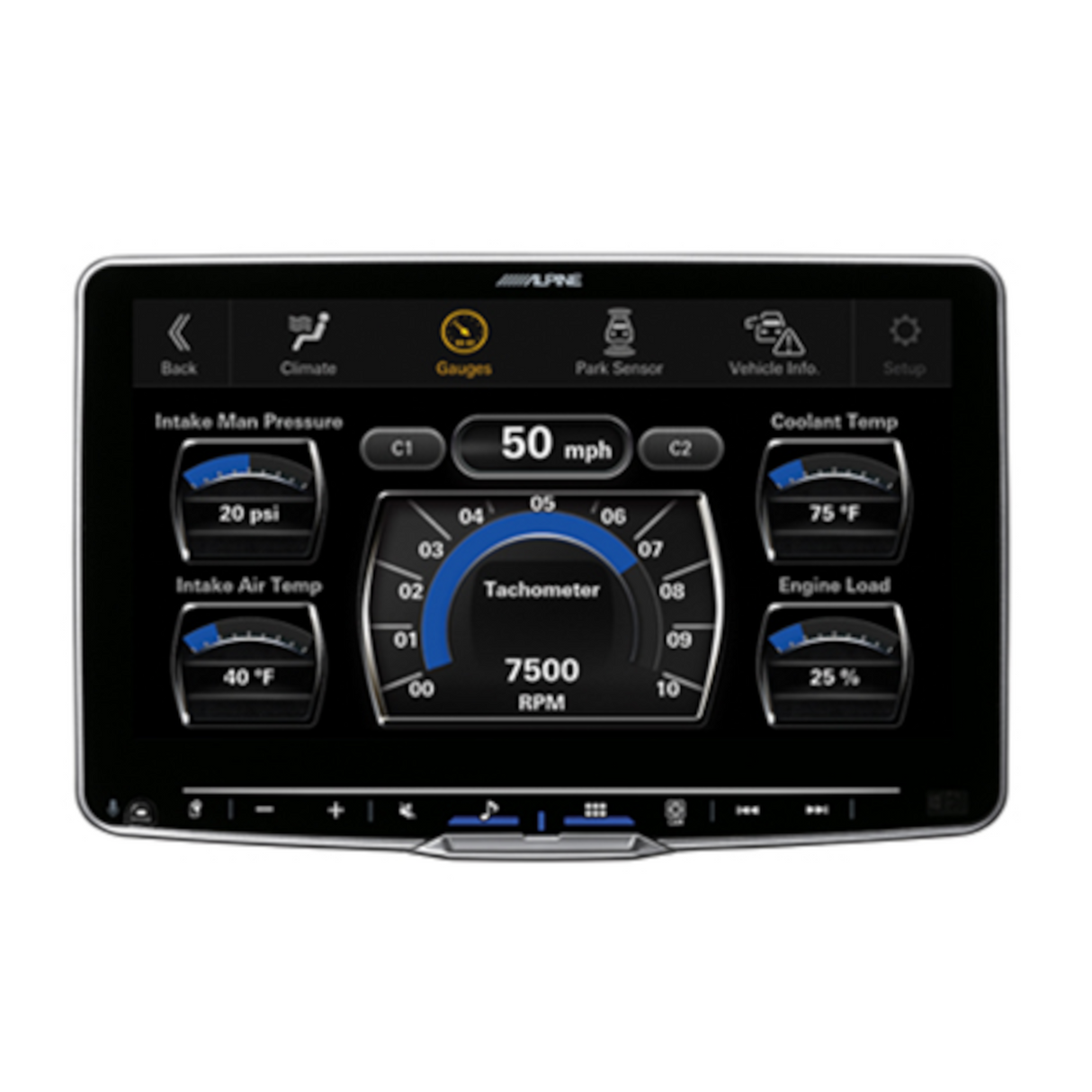 Alpine iLX-F509 Halo9 Multimedia Receiver with 9-inch Floating HD Touchscreen Display