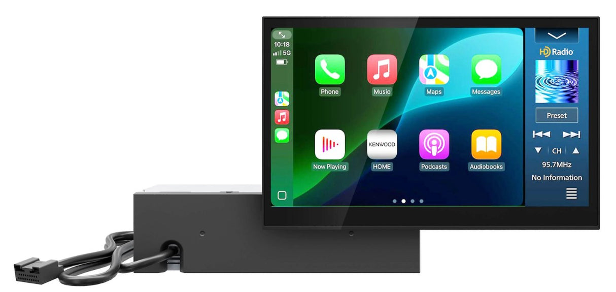 Kenwood Excelon DAX800XR - Direct Replacement digital multimedia receiver with 8" touchscreen display