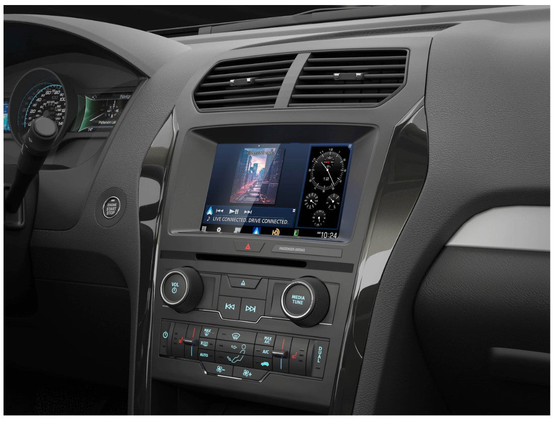 Kenwood Excelon DAX800XR - Direct Replacement digital multimedia receiver with 8" touchscreen display