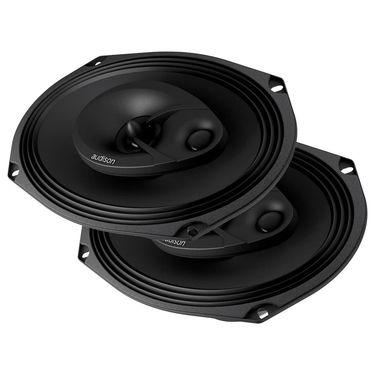 Audison APX 690 Prima Series 6 x 9" 3-Way Coaxial Speakers + Grilles (Pair)
