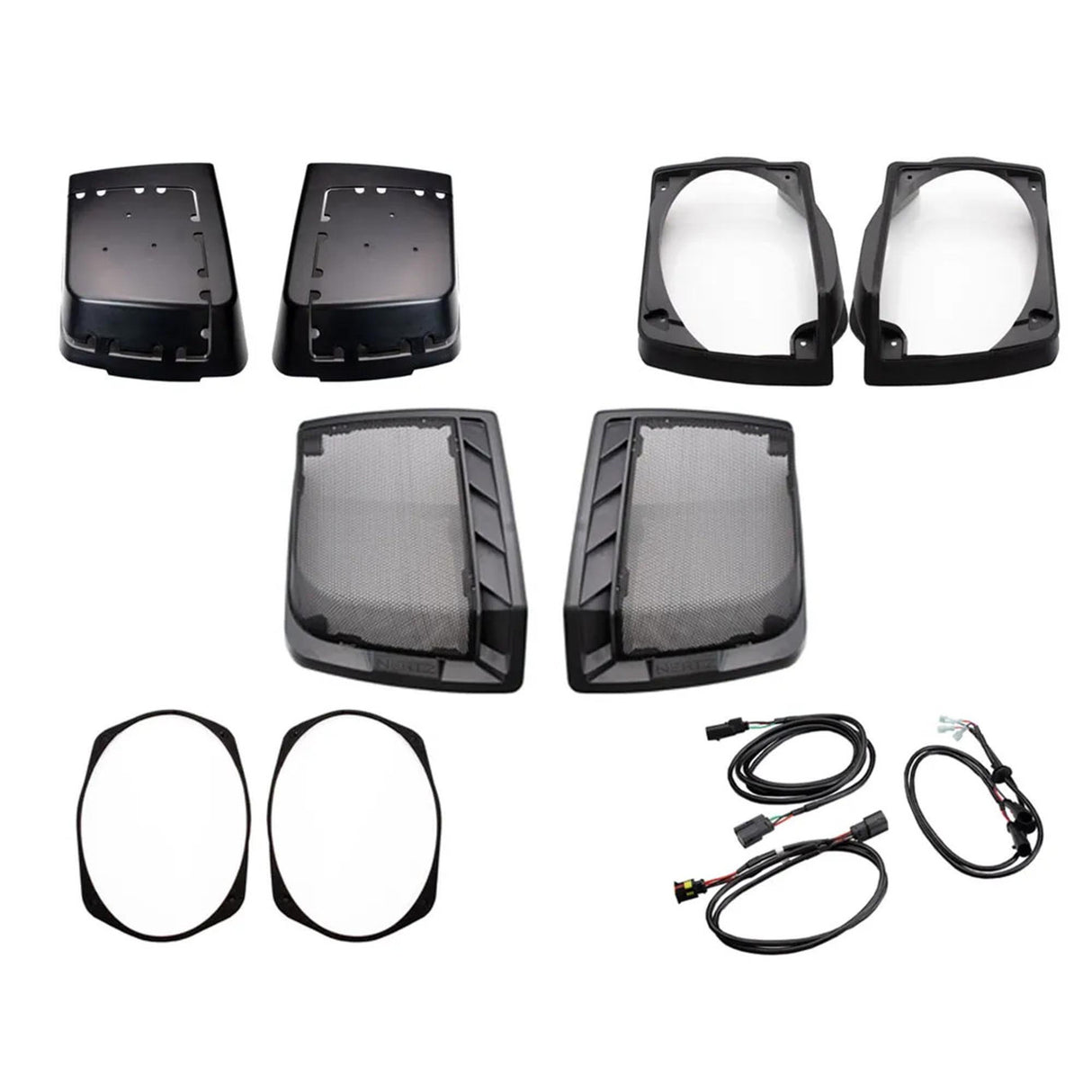 Hertz HD13DH Lid Kit with Speaker Harness (No Speakers) Compatible With 1998 - 2013 HD Motorcycles