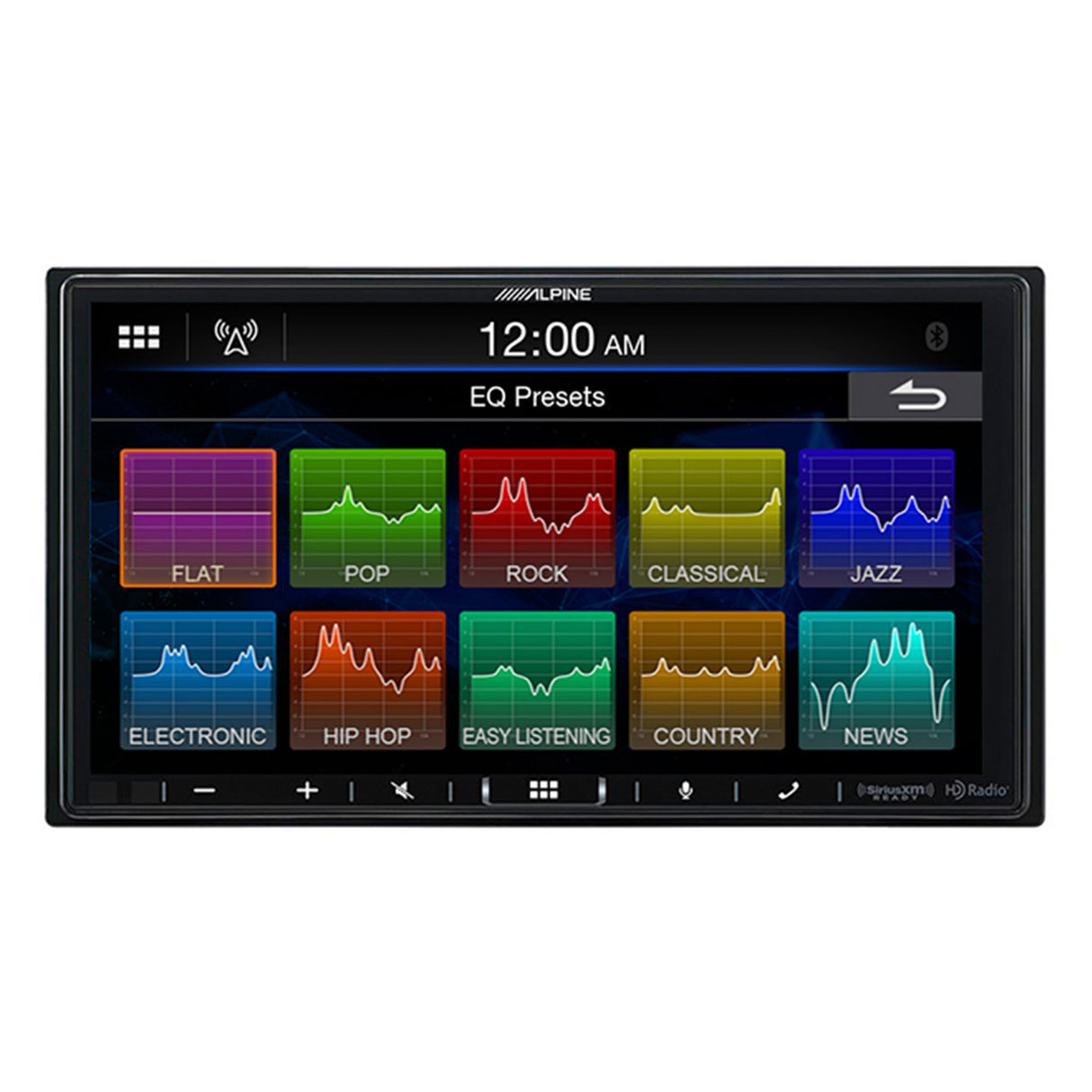 Alpine iLX-407 Shallow Chassis 7-Inch Multimedia Receiver with Apple Carplay and Android Auto