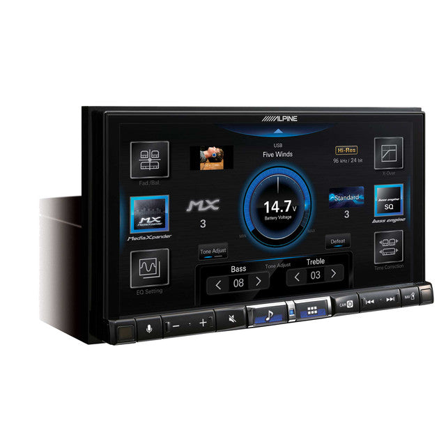 Alpine iLX-507 7" Multimedia Receiver compatible with Wireless Apple CarPlay & Wireless Android Auto