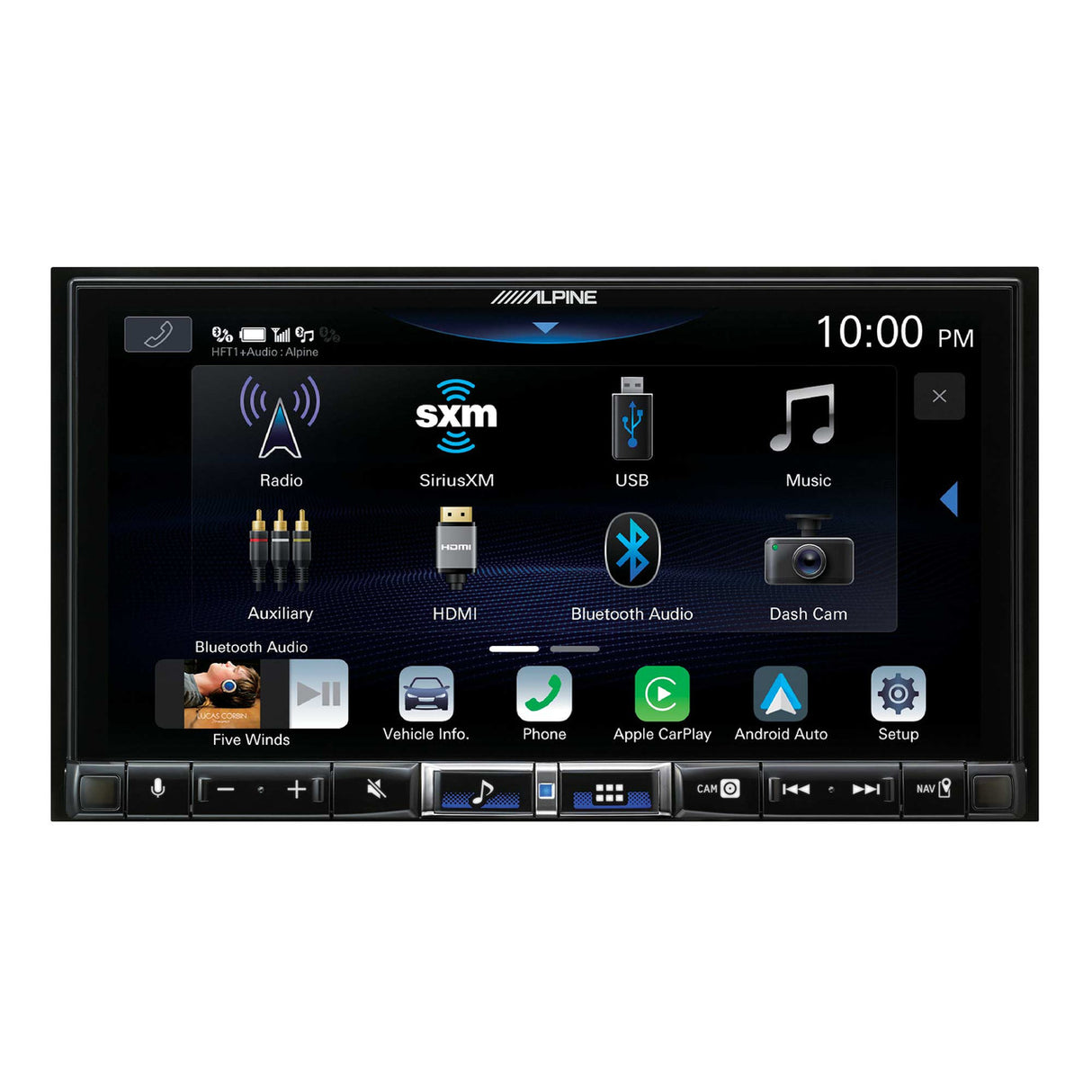 Alpine iLX-507 7" Multimedia Receiver compatible with Wireless Apple CarPlay & Wireless Android Auto