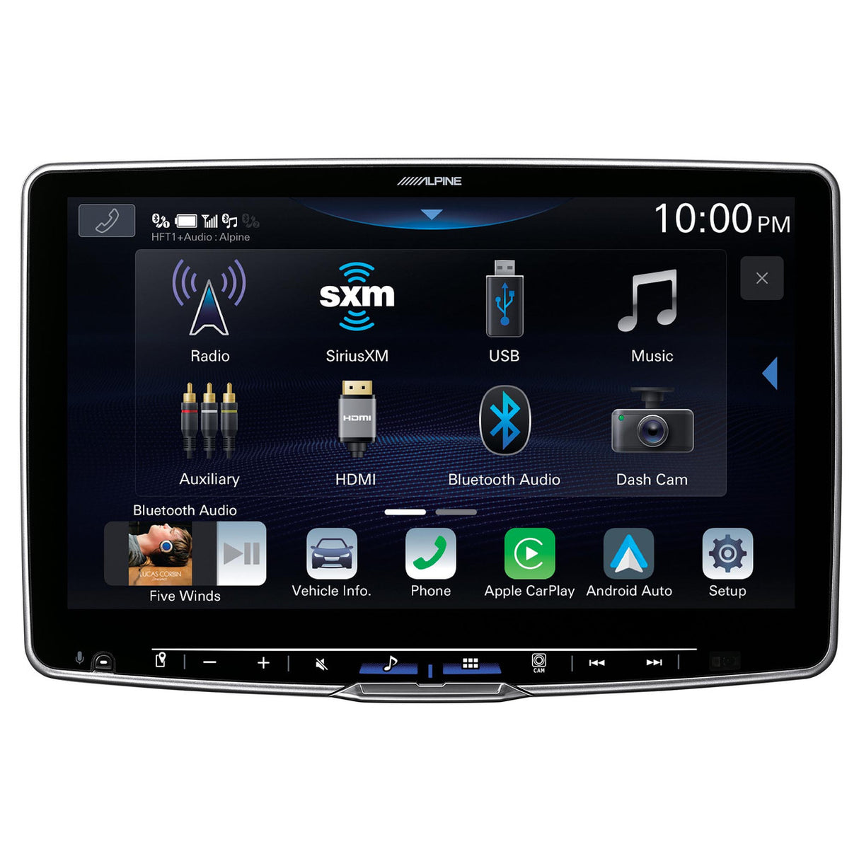Alpine iLX-F511 Halo11 Multimedia Receiver with 11-inch Floating HD Touchscreen Display