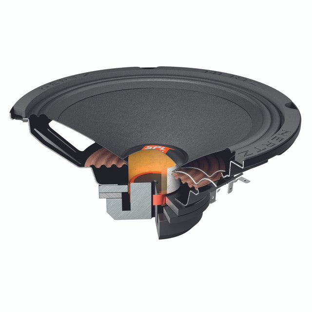 Hertz SPL Show Series SV-200-NEO 8 in. (200mm) SPL 4-Ohm Midrange Speakers (Pair) with Neo Magnets and UV/Waterproofing