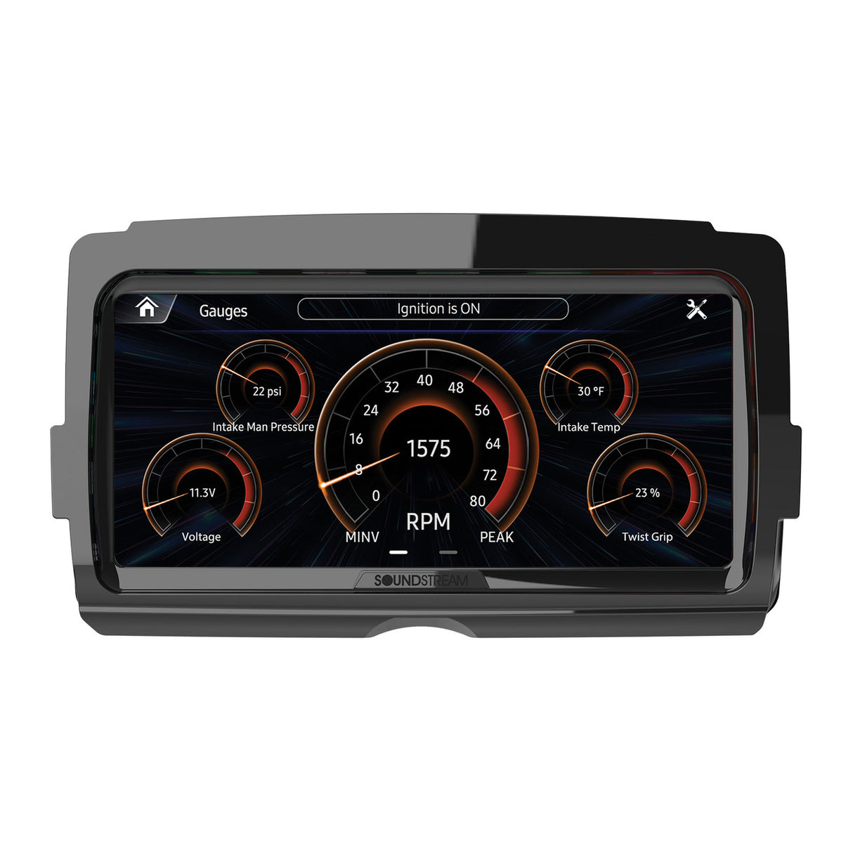 Soundstream Reserve V2 - Plug-&-Play CarPlay & Android Auto Receiver Compatible with Select 2014+ Harley Touring Motorcycles